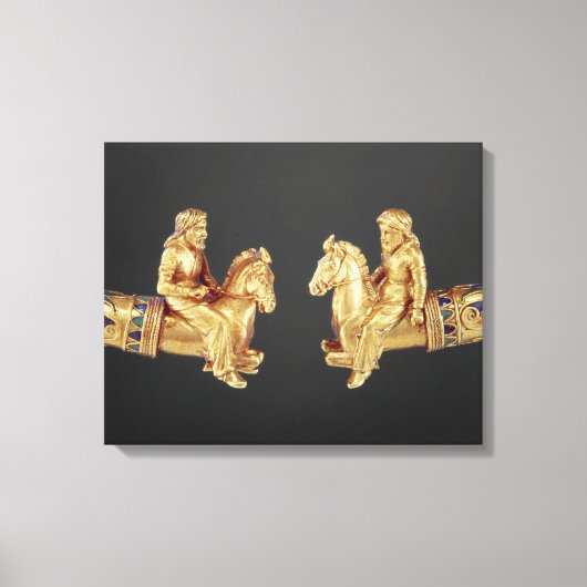 Halsring in de vorm van Scythian horsperma Canvas Afdruk (Voorkant)