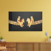 Halsring in de vorm van Scythian horsperma Canvas Afdruk (Insitu (Woonkamer))
