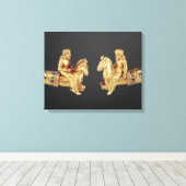 Halsring in de vorm van Scythian horsperma Canvas Afdruk (Insitu (Houten vloer))