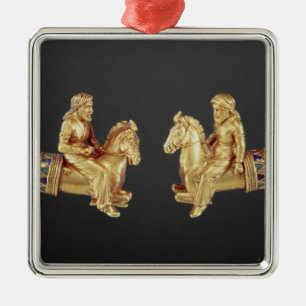 Halsring in de vorm van Scythian horsperma Metalen Ornament