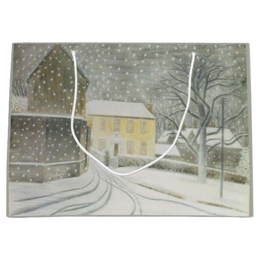 Halstead Road in Snow (door Eric Ravilious) Groot Cadeauzakje (Voorkant)