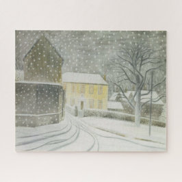 Halstead Road in Snow (door Eric Ravilious) Legpuzzel
