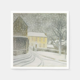Halstead Road in Snow (door Eric Ravilious) Servet