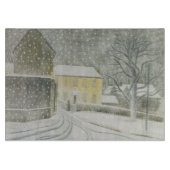 Halstead Road in Snow (door Eric Ravilious) Snijplank (Voorkant)