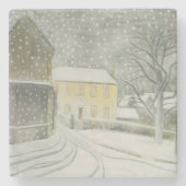 Halstead Road in Snow (door Eric Ravilious) Stenen Onderzetter (Voorkant)