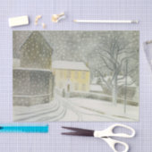 Halstead Road in Snow (door Eric Ravilious) Tissuepapier (Craft)