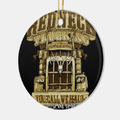 halsvrachtwagen keramisch ornament (Links)