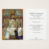 Halt in Awe Prayer Kaarten Visitekaartje (Voorkant /achterkant)