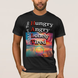 HALT Recovery Spreuk Zonsopgang T-shirt