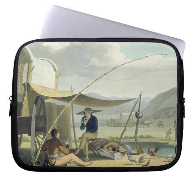 Halt van de familie van een baas, bord 17 van 'Afr Laptop Sleeve (Voorkant)