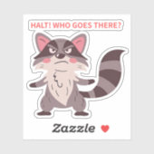 HALT! WHO GOES THERE? STICKER (Vel)