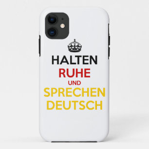 Halten Ruhe und Sprechen Deutsch Case-Mate iPhone Case