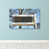 Haltenbord in Berlijn Canvas Afdruk (Insitu (Houten vloer))