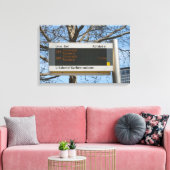 Haltenbord in Berlijn Canvas Afdruk (Insitu (Woonkamer))