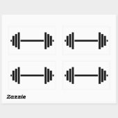 Halter Rechthoekige Sticker (Vel)
