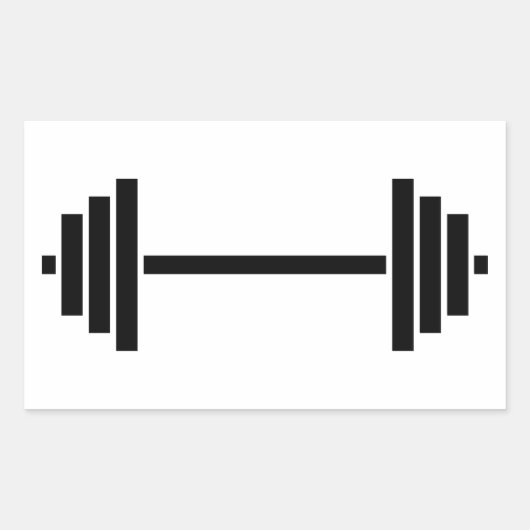 Halter Rechthoekige Sticker (Voorkant)
