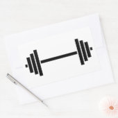 Halter Rechthoekige Sticker (Envelop)