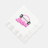 Halter - roze servet (Hoek)