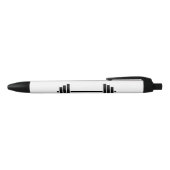 Halter Zwarte Inkt Pen (Bovenkant)