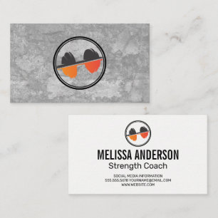 Haltergewicht Fitnesscoach Visitekaartje