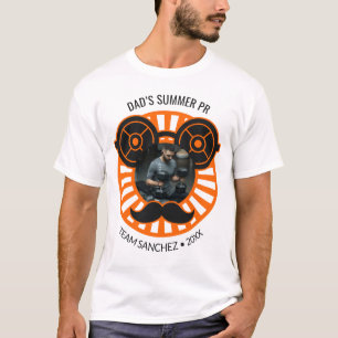 Halterplaat-zonnebril Vaderdag foto T-shirt