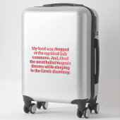Halucinogene Soefi Droom Hankamer Artjunkhaus Kuns Sticker (Koffer)