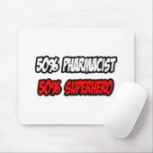 Halve apotheker... halve superheld muismat (Met muis)