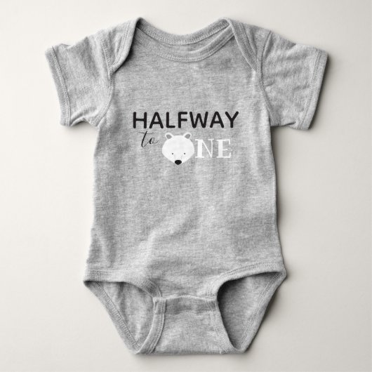 Halve Beer van Cute Polar Romper (Voorkant)