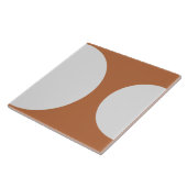 Halve cirkel patroon Moderne terracotta geometrisc Tegeltje (Zijkant)