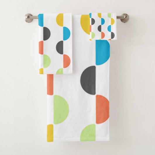 Halve cirkels bad handdoek (Insitu)