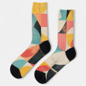 Halve cirkelvormen met texturen sokken (Links)