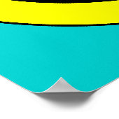 Halve dag grappige Poster Humor (Hoek)