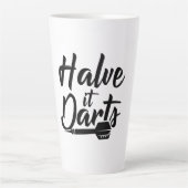 Halve Darts Latte Mok (Voorkant)