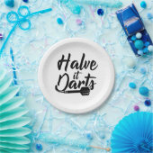 Halve Darts Papieren Bordje (Feest)