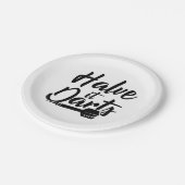 Halve Darts Papieren Bordje (Gekanteld)