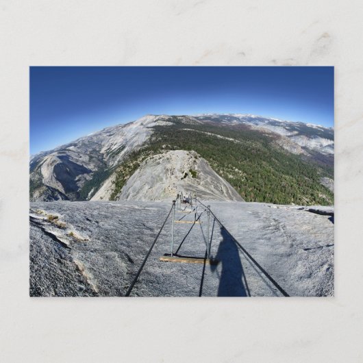 Halve dome die van de Kabels kijkt - Yosemite Briefkaart (Voorkant)