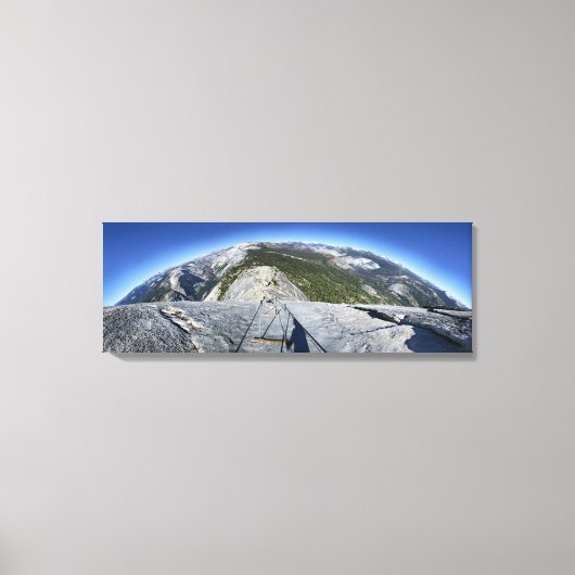 Halve dome die van de Kabels kijkt - Yosemite Canvas Afdruk (Voorkant)