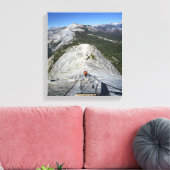 Halve dome die van de Kabels kijkt - Yosemite Canvas Afdruk (Insitu (Woonkamer))
