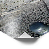 Halve dome die van de Kabels kijkt - Yosemite Foto Afdruk (Hoek)