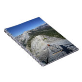 Halve dome die van de Kabels kijkt - Yosemite Notitieboek (Rechterzijde)