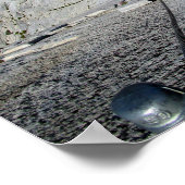 Halve dome die van de Kabels kijkt - Yosemite Poster (Hoek)