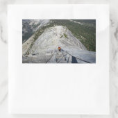 Halve dome die van de Kabels kijkt - Yosemite Rechthoekige Sticker (Tas)