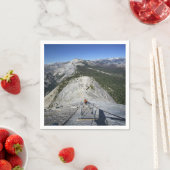 Halve dome die van de Kabels kijkt - Yosemite Servet (Insitu)