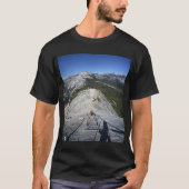Halve dome die van de Kabels kijkt - Yosemite T-shirt (Voorkant)