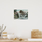Halve Dome in de winter Poster (Keuken)