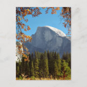 Halve Dome in het najaar - Nationaal Park Yosemite Briefkaart (Voorkant)