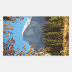 Halve Dome in het najaar - Nationaal Park Yosemite Rechthoekige Sticker