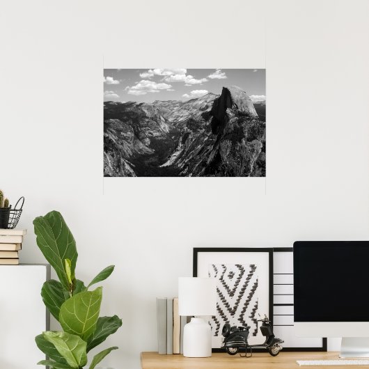 Halve Dome, Nationaal Park Yosemite Poster (Thuiskantoor)