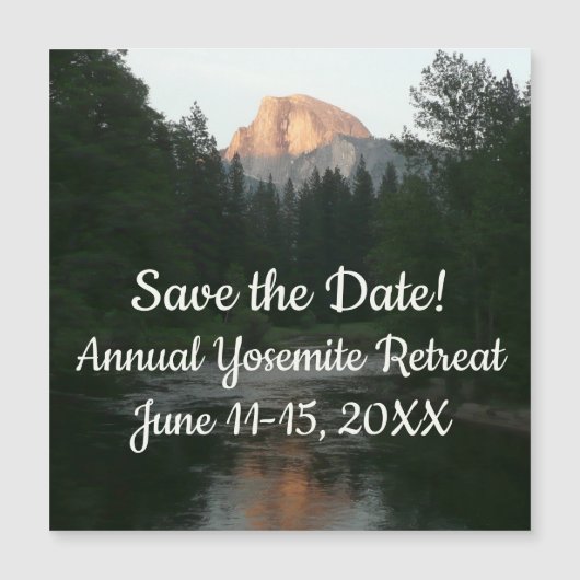 Halve Dome Sunset in Yosemite National Park (Voorkant)