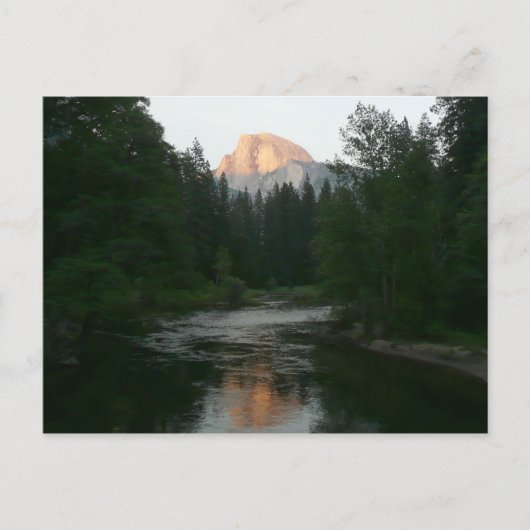 Halve Dome Sunset in Yosemite National Park Briefkaart (Voorkant)